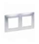 Niloe Selection Ramka Podwójna Aluminium Legrand 762012