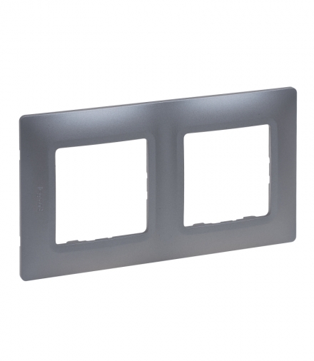 Niloe Selection Ramka Podwójna Stalowy Legrand 762052