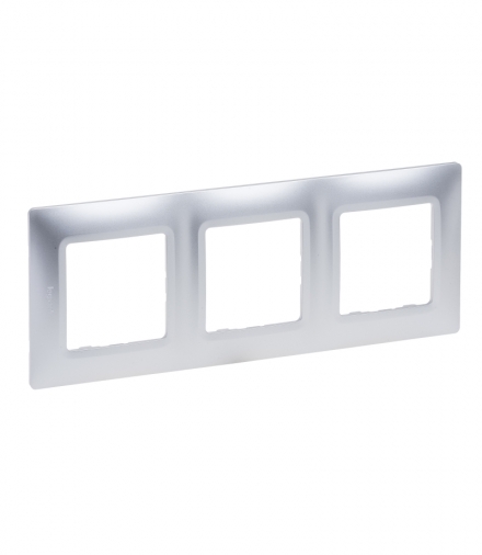 Niloe Selection Ramka Potrójna Aluminium Legrand 762013