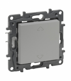 Niloe Step Przycisk do sterowania roletami 6 AX - Aluminium Legrand 863343