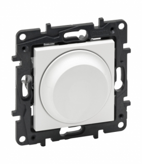 Niloe Step Ściemniacz obrotowy 5 - 300 W - 2 przewodowy - Aluminium Legrand 863352