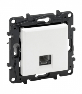 Niloe Step Gniazdo RJ 11 - Aluminium Legrand 863355