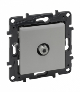 Niloe Step Gniazdo TV – typu F końcowe do instalacji typu gwiazda 1,5 dB - Aluminium Legrand 863375