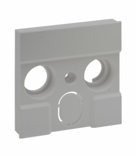 Niloe Step Plakietka TV-RD-SAT z przesłoną 30mm - Aluminium Legrand 863384