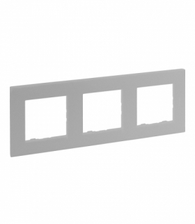 Niloe Step Ramka Potrójna - Aluminium Legrand 863393
