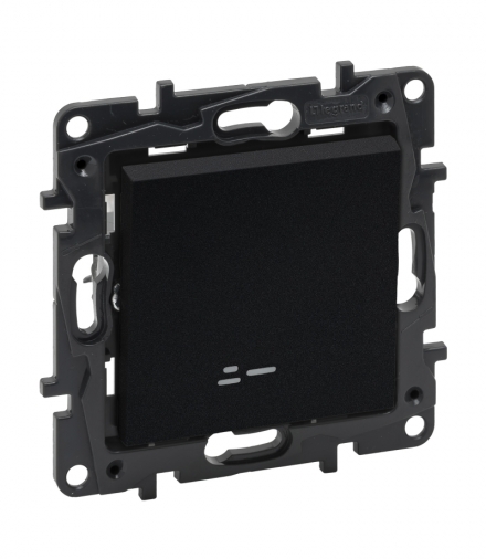 Niloe Step Łącznik schodowy pojedynczy podświetlany 10 AX - Czarny Legrand 863516