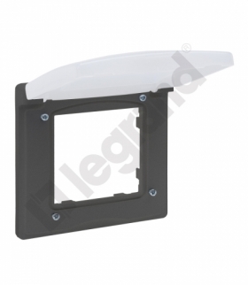 Niloe Step Ramka Pojedyncza IP44 - Stalowy Legrand 863496