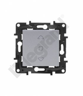 Niloe Step Łącznik do sterowania roletami 6 AX - Aluminium Legrand 863344