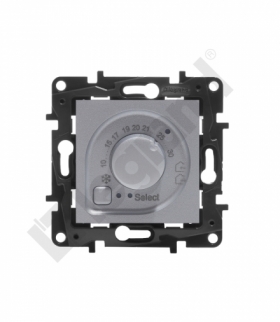 Niloe Step Termostat elektroniczny pokojowy - Aluminium Legrand 863341