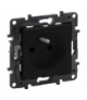 Niloe Step Gniazdo 2P+Z 16 A - 230 V - z przesłoną, zaciski automatyczne - Czarne Legrand 863533