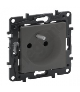 Niloe Step Gniazdo 2P+Z 16 A - 230 V - bez przesłony, zaciski automatyczne - Stalowe Legrand 863431