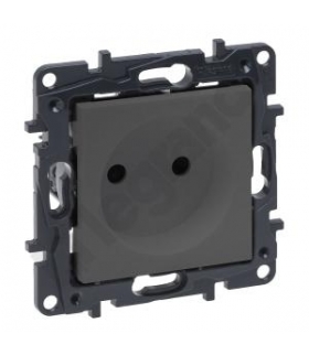Niloe Step Gniazdo 2P 16 A - 230 V - z przesłoną, zaciski śrubowe - Stalowe Legrand 863419