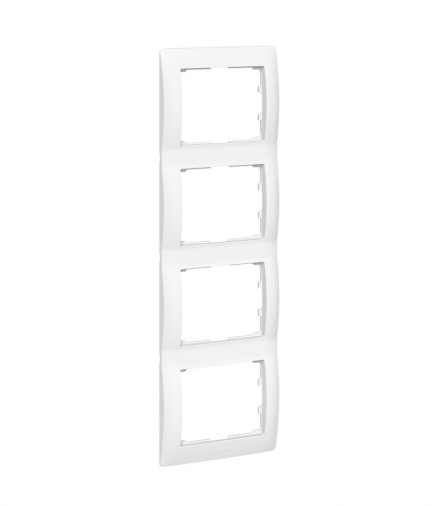 SISTENA LIFE Ramka ARCTIC poczwórna pionowa Legrand 771008