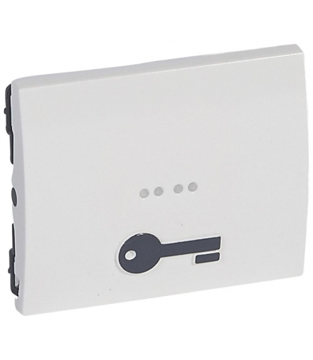 SISTENA LIFE Klawisz ARCTIC z symbolem klucza do mechanizmów podświetlanych Legrand 771011