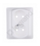 SISTENA LIFE Plakietka ARCTIC do gniazda podwójnego 2x2P Legrand 771032