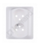 SISTENA LIFE Plakietka ARCTIC do gniazda podwójnego 2x2P+Z Legrand 771035