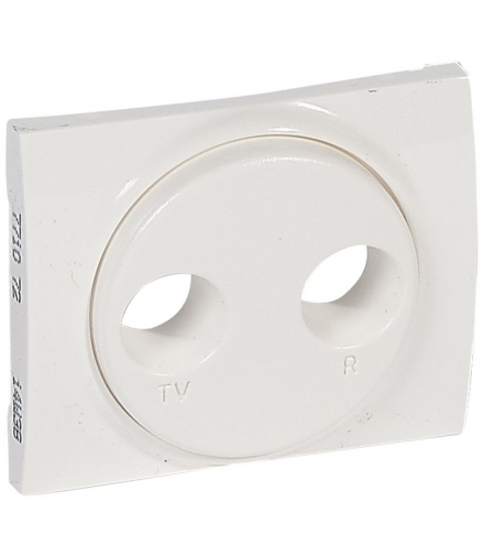 SISTENA LIFE Plakietka ARCTIC do gniazd TV-RD Legrand 771072