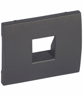 SISTENA LIFE Plakietka CHOCO do pojedynczego gniazda telefonicznego Legrand 771295