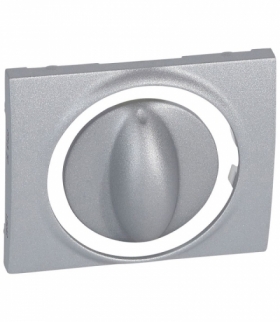 SISTENA LIFE Plakietka METALIC z otw. 46,5mm + pokrętło do sterowania wentylacją Legrand 771357
