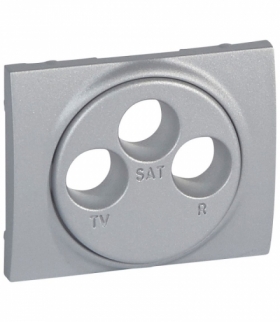 SISTENA LIFE Plakietka METALIC do gniazd TV-RD-SAT Legrand 771373