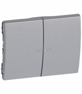SISTENA LIFE Klawisz METALIC podwójny do mechanizmów podświetlanych Legrand 771379