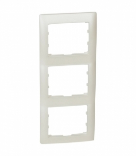 SISTENA LIFE Ramka PEARL potrójna pionowa Legrand 771507