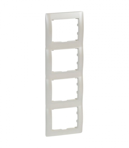 SISTENA LIFE Ramka PEARL poczwórna pionowa Legrand 771508