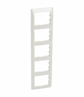SISTENA LIFE Ramka PEARL pięciokrotna pionowa Legrand 771509