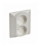 SISTENA LIFE Plakietka PEARL gniazda podwójnego 2x2P Legrand 771532