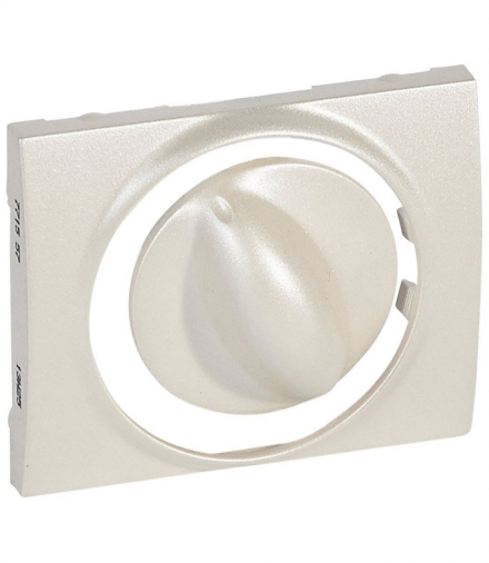 SISTENA LIFE Plakietka PEARL z otworem 46,5mm +pokrętło do sterowania wentylacją Legrand 771557