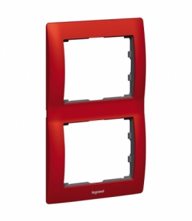 SISTENA LIFE Ramka MAGIC RED podwójna pionowa Legrand 771906