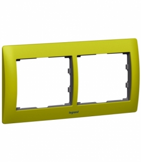 SISTENA LIFE Ramka MAGIC GREEN podwójna pozioma Legrand 771922