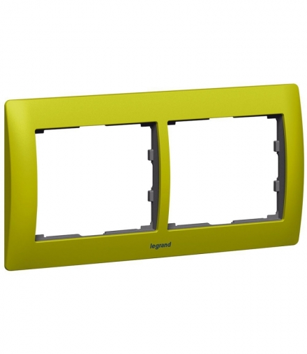 SISTENA LIFE Ramka MAGIC GREEN podwójna pozioma Legrand 771922