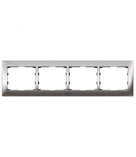 SISTENA LIFE Ramka CHROME poczwórna pozioma Legrand 771934