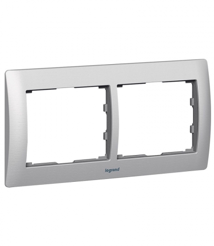 SISTENA LIFE Ramka ALUMINIUM podwójna pozioma Legrand 771952