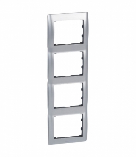 SISTENA LIFE Ramka ALUMINIUM poczwórna pionowa Legrand 771958