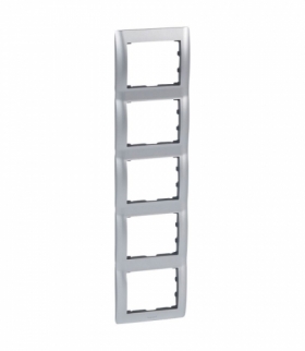 SISTENA LIFE Ramka ALUMINIUM pięciokrotna pionowa Legrand 771959