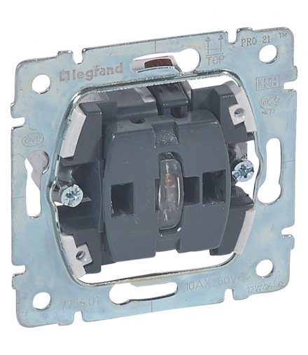 SISTENA LIFE Łącznik jednobiegunowy ze wskaźnikiem przepływu prądu 10AX-250V Legrand 775601