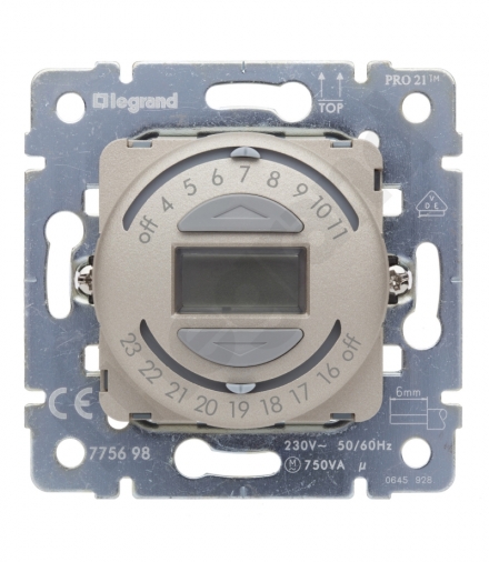SISTENA LIFE Zegar do sterowania roletami TITAN 3A-230V Legrand 775698