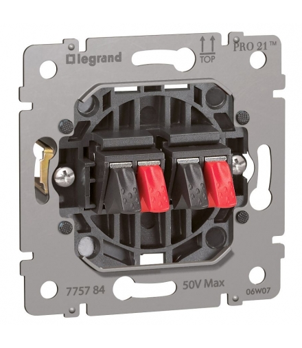 SISTENA LIFE Gniazdo głośnikowe podwójne 4 mm² Legrand 775784