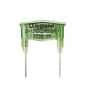 Lampka zielona 15mA 8-12V Legrand 775899