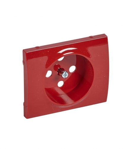 SISTENA LIFE Plakietka CZERWONA gniazda pojedynczego z blokadą 2P+Z Legrand 777023