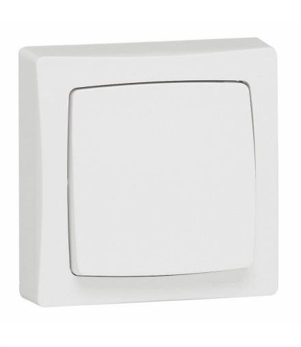 OTEO Przycisk jednobiegunowy BIAŁY komplet 6A-250V Legrand 086006