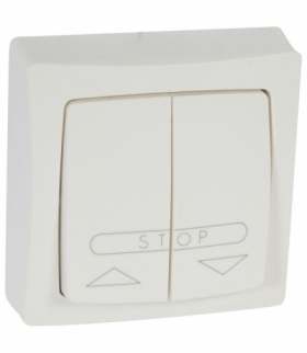 OTEO Przycisk sterowania roletami (blokada elektryczna) BIAŁY komplet 6A-250V Legrand 086010