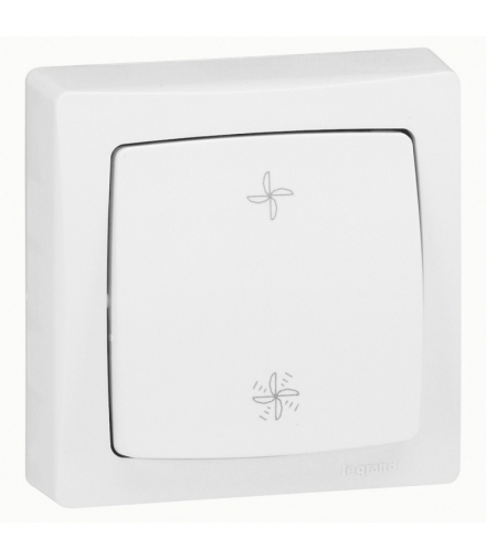OTEO Łącznik sterowania wentylacją BIAŁY komplet 6A-250V Legrand 086016