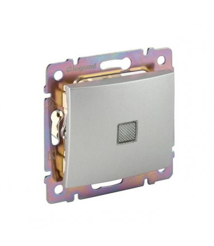 Valena Łącznik schodowy podświetlany 10AX-250 ALUMINIUM Legrand 770126