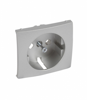 Valena PLAKIEKTA GNIAZDA 2P+Z SCHUKO ALUMINIOWA Legrand 770253