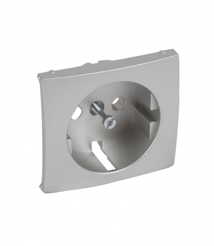 Valena PLAKIEKTA GNIAZDA 2P+Z SCHUKO ALUMINIOWA Legrand 770253