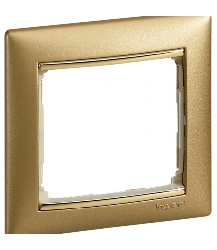 Valena Ramka pojedyncza ZŁOTY MAT / ZłOTO Legrand 770301