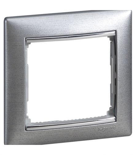Valena Ramka pojedyncza ALUMINIUM SZCZOTKOWANE Legrand 770331